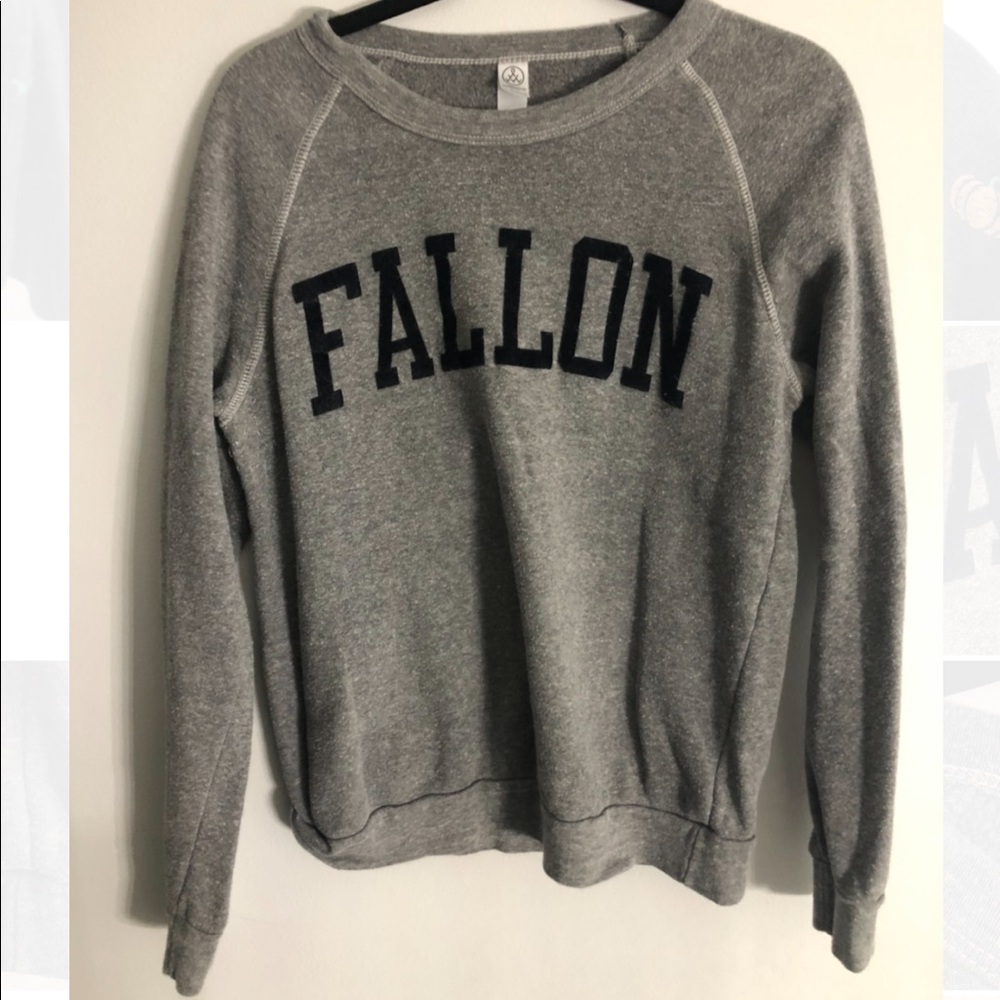 Jimmy Fallon Vintage Medium Gray College Style Sweatshirt
